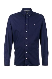 Хлопковая рубашка с длинными рукавами Tommy Hilfiger