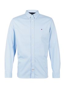Хлопковая рубашка с длинными рукавами Tommy Hilfiger