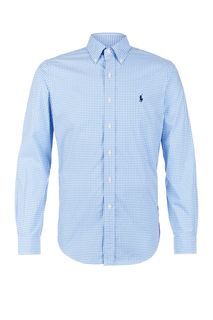 Хлопковая рубашка в клетку Polo Ralph Lauren