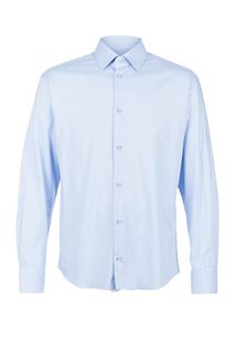 Рубашка из хлопка голубого цвета btc