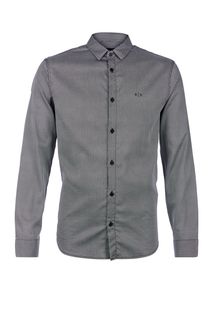 Приталенная рубашка из хлопка Armani Exchange
