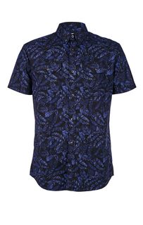 Приталенная хлопковая рубашка с карманами Jack & Jones