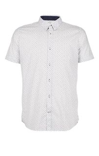 Рубашка из хлопка с растительным принтом Tom Tailor