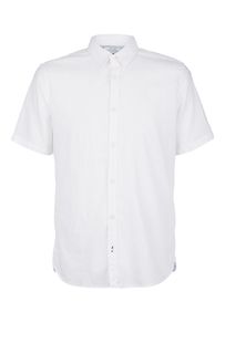 Белая рубашка с добавлением льна Tom Tailor