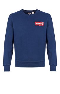 Свитшот из хлопка синего цвета Levis®