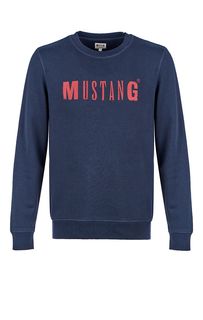 Хлопковый свитшот с принтом Mustang
