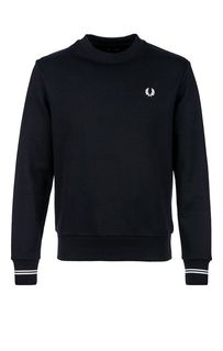 Черный свитшот из хлопка Fred Perry