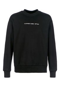 Хлопковый свитшот черного цвета Diesel