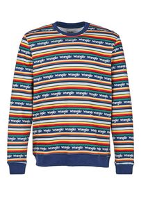 Хлопковый свитшот в полоску Wrangler