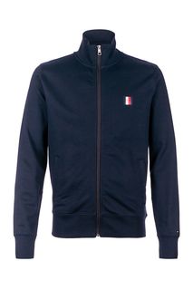 Синяя хлопковая толстовка на молнии Tommy Hilfiger