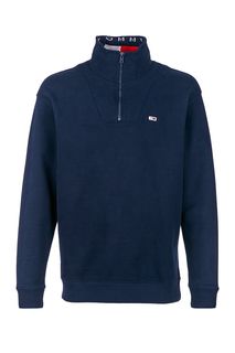 Синяя хлопковая толстовка Tommy Jeans