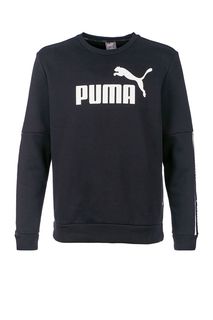 Черный свитшот с логотипом бренда Puma