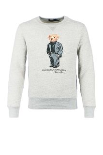 Хлопковый свитшот с принтом Polo Ralph Lauren