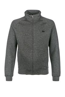 Серая толстовка с капюшоном Lacoste
