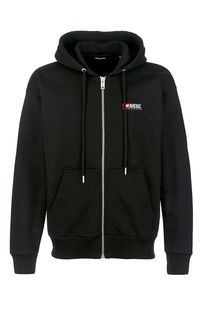 Толстовка на молнии с капюшоном и карманами Diesel
