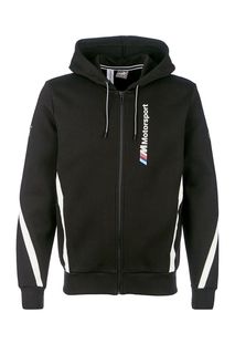 Черная толстовка на молнии с капюшоном Puma
