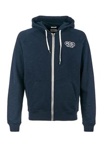 Синяя хлопковая толстовка на молнии Pepe Jeans