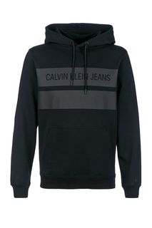 Толстовка из хлопка с карманом-кенгуру Calvin Klein Jeans
