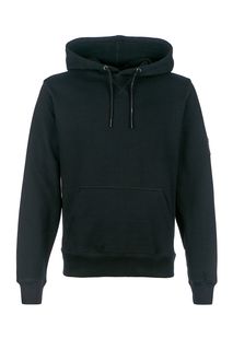 Черная толстовка из хлопка с карманом-кенгуру Calvin Klein Jeans