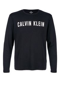 Плотная хлопковая футболка с длинными рукавами Calvin Klein Performance