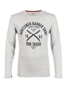 Хлопковая футболка с принтом Tom Tailor