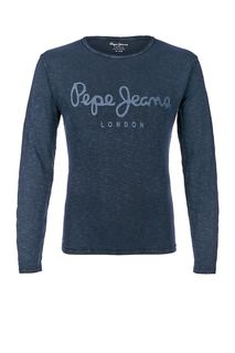 Футболка из хлопка с длинными рукавами Pepe Jeans