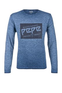 Хлопковая футболка с длинными рукавами Pepe Jeans