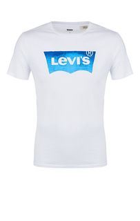 Хлопковая футболка с принтом Levis®