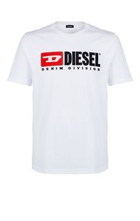 Хлопковая футболка с нашивками Diesel