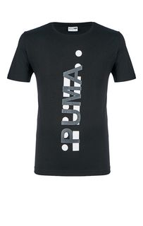 Хлопковая футболка с круглым вырезом Puma