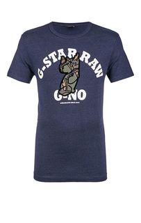 Хлопковая футболка с логотипом бренда G Star RAW