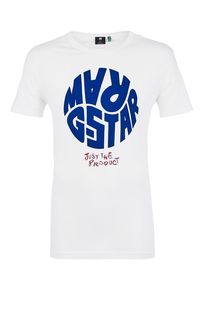 Хлопковая футболка с декоративной отделкой G Star RAW