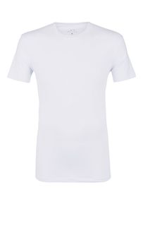 Белая хлопковая футболка Armani Exchange