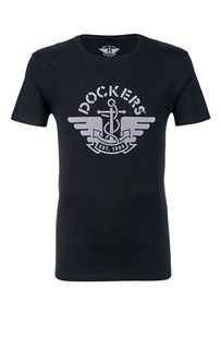 Хлопковая футболка с короткими рукавами Dockers