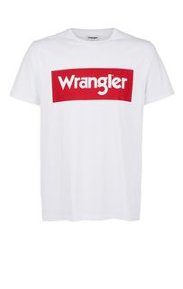 Хлопковая футболка с ярким принтом Wrangler