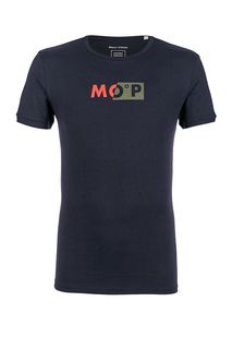 Хлопковая футболка с монограммой бренда Marc Opolo