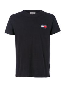 Хлопковая футболка с нашивкой Tommy Jeans