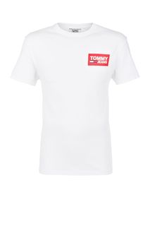 Хлопковая футболка с принтом Tommy Jeans