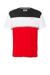 Хлопковая футболка с нашивкой Tommy Jeans