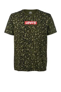 Хлопковая футболка с принтом Levis®