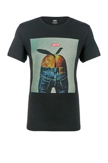 Хлопковая футболка с принтом Levis®