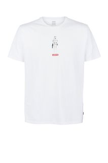 Белая хлопковая футболка с принтом Star Wars™ х Levis®