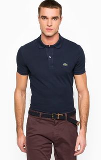 Хлопковая футболка поло Lacoste
