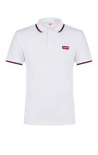 Белая хлопковая футболка поло Levis®