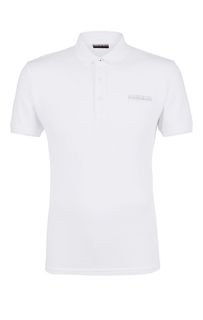 Футболка поло из хлопка с логотипом бренда Napapijri