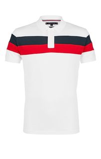 Хлопковая футболка поло с короткими рукавами Tommy Hilfiger