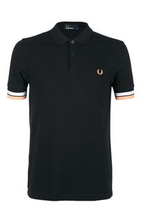 Хлопковая футболка поло с короткими рукавами Fred Perry