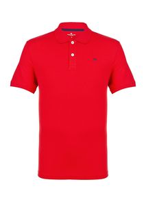 Красная футболка поло из хлопка Tom Tailor