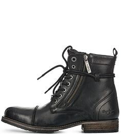 Ботинки с застежкой на молнии и шнуровкой Pepe Jeans