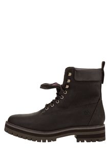Коричневые ботинки из натуральной кожи Timberland